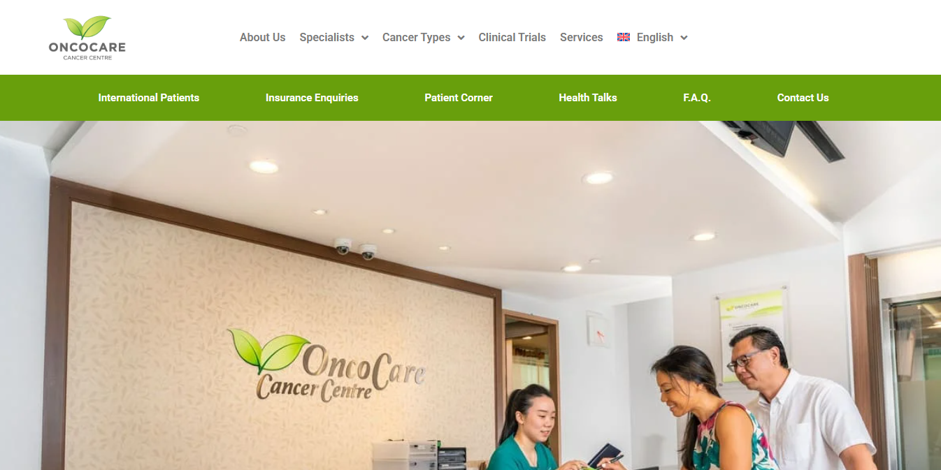 OncoCare Cancer Centre Website